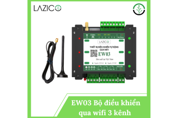 Bộ điều khiển tưới tự động qua wifi 3 kênh độc lập EW03