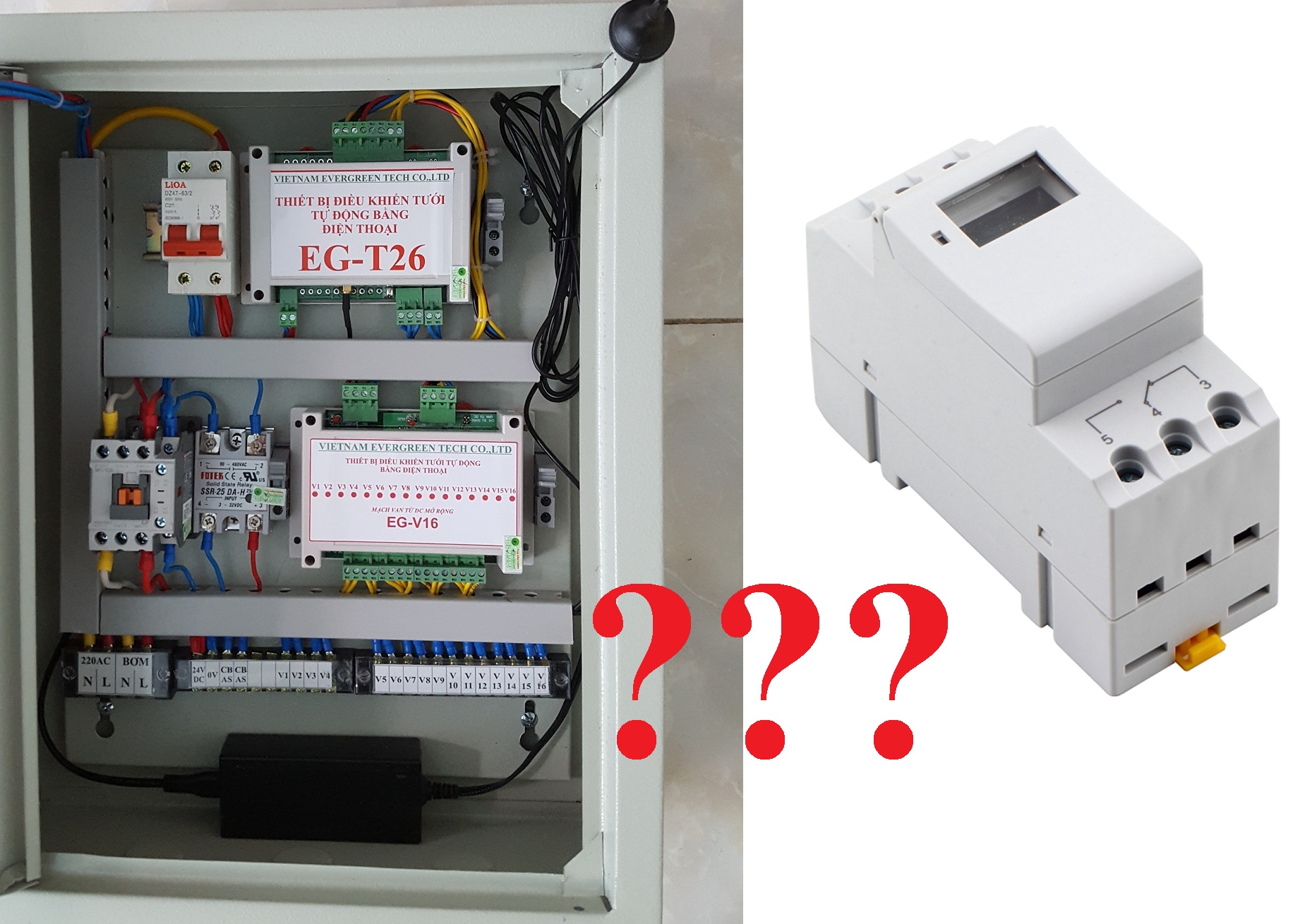 Chọn lựa tủ điều khiển tưới tự động qua điện thoại EG-T26-8VT hay tủ timer???