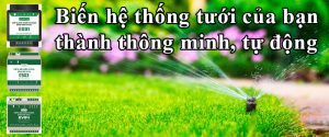 Biến hệ thống tưới trở lên thông minh và tự động