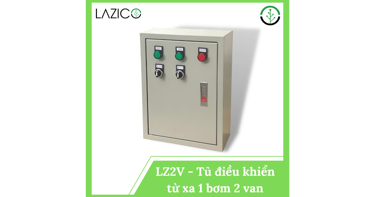 Tủ điều khiển từ xa 1 bơm 2 van điện từ LZ2V